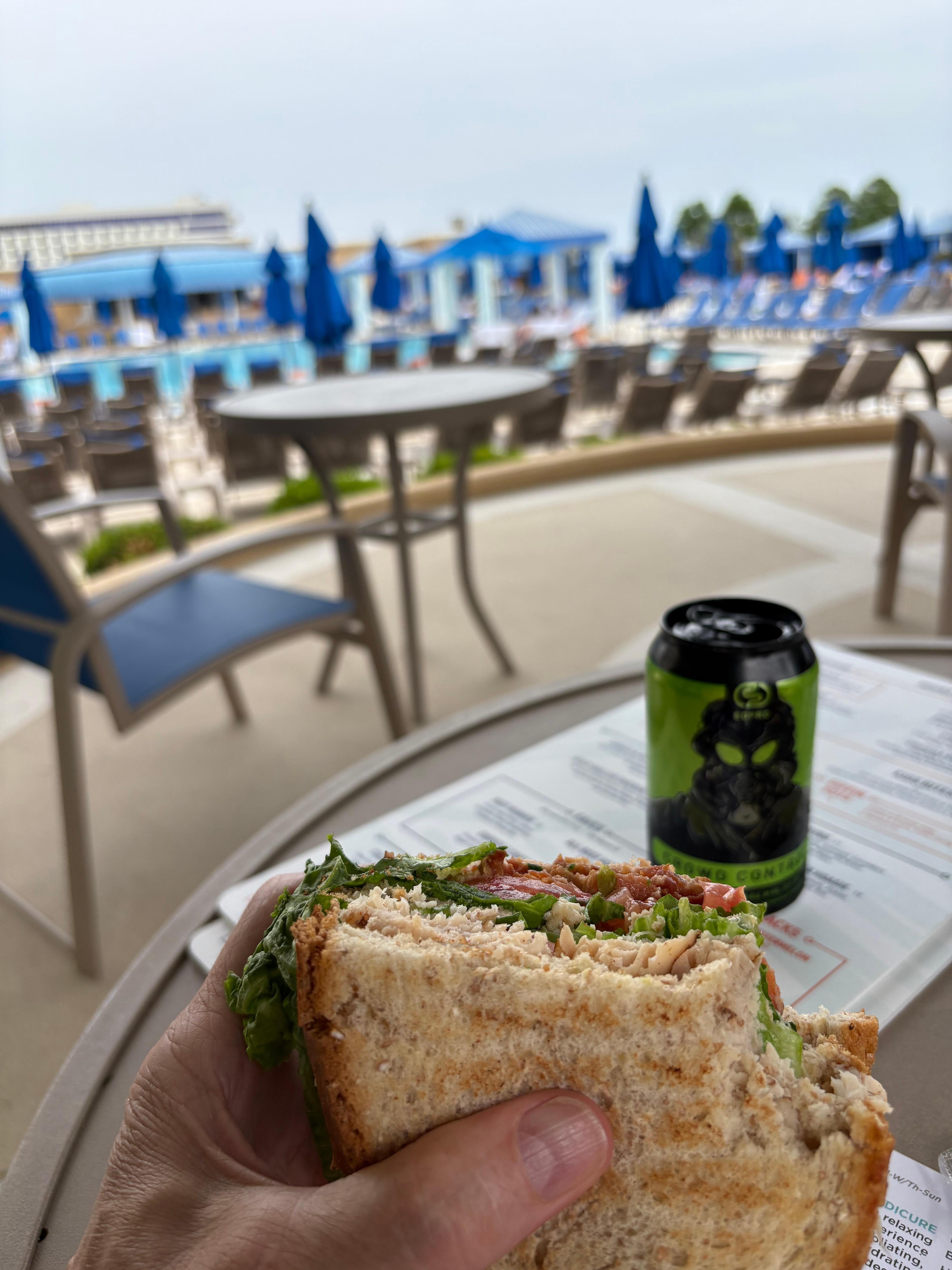 Pool food and drink
