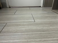Large gap under the rooms main entrance door.