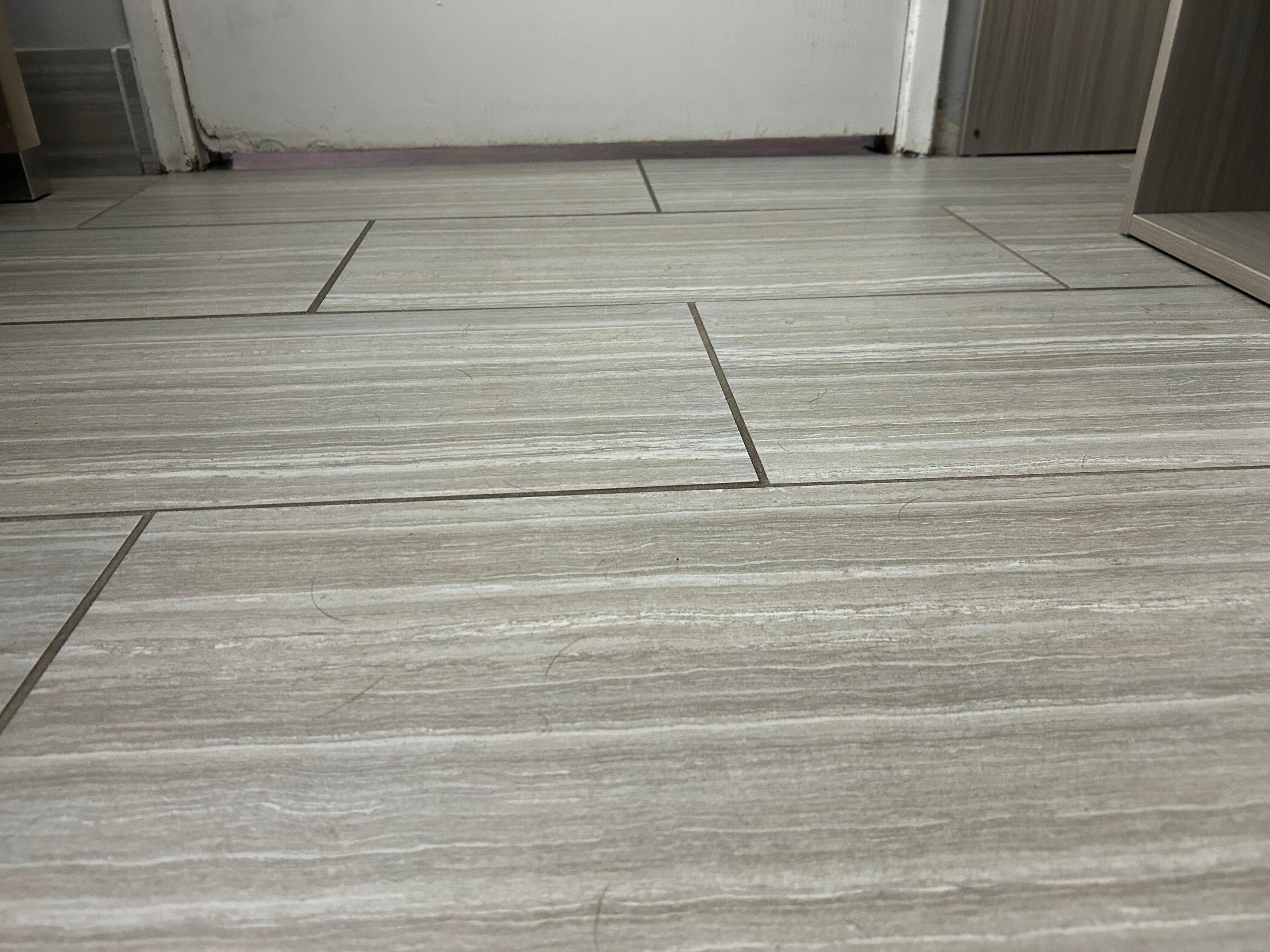 Large gap under the rooms main entrance door.