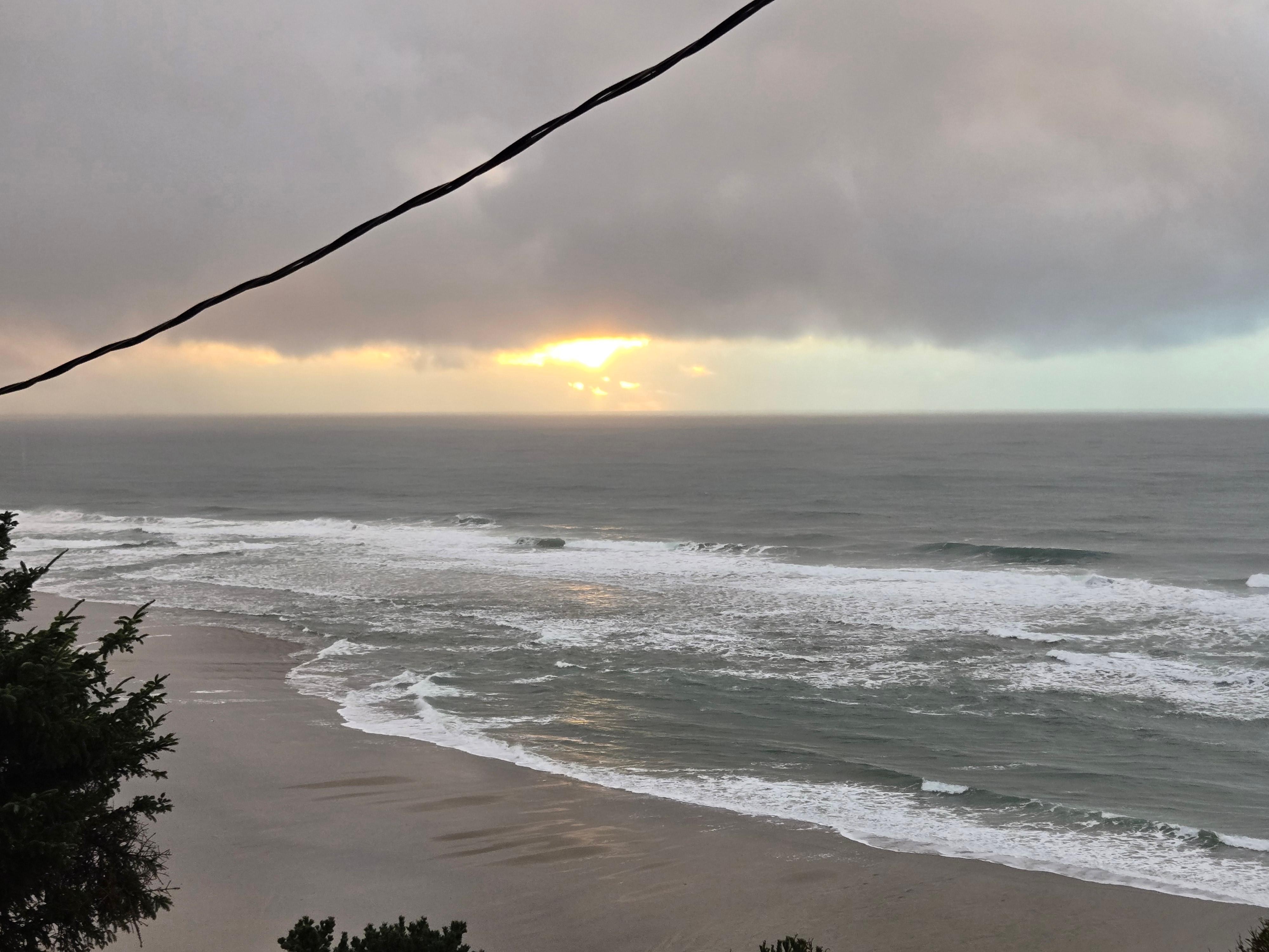 View from the living/kitchen area