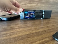 Backing of remote is missing.