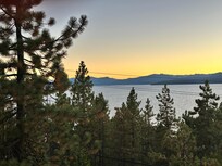Sunset on the deck.