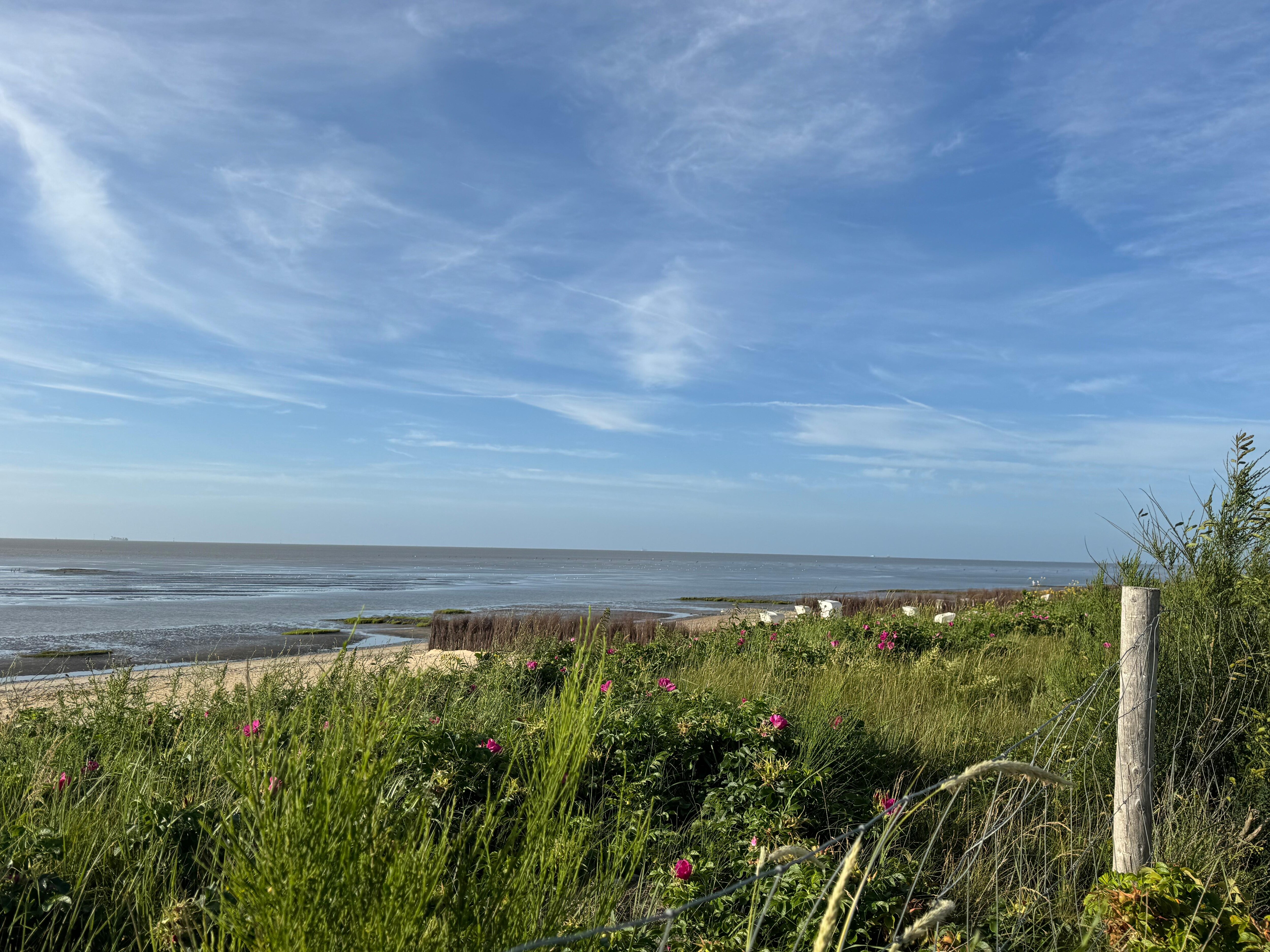 Die Nordsee ist so schön und ideal für Radtouren 