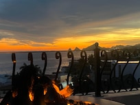 Sunset views of Vano arches.