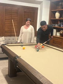 Game room was awesome and I loved the Pac-Man machine