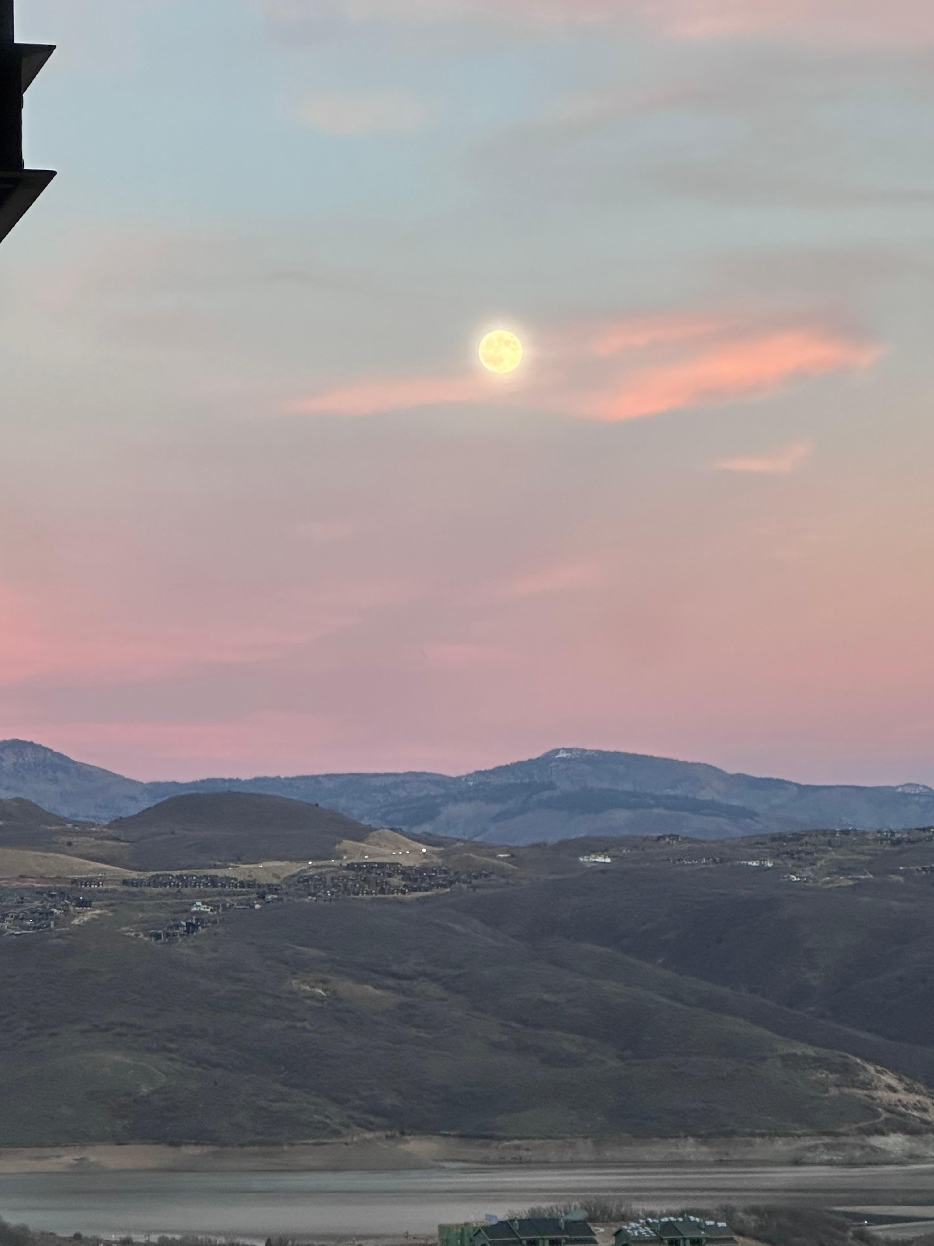 View to the east from my room