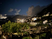 Positano at night
