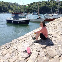 Fishguard harbour. Perfect for crabbing