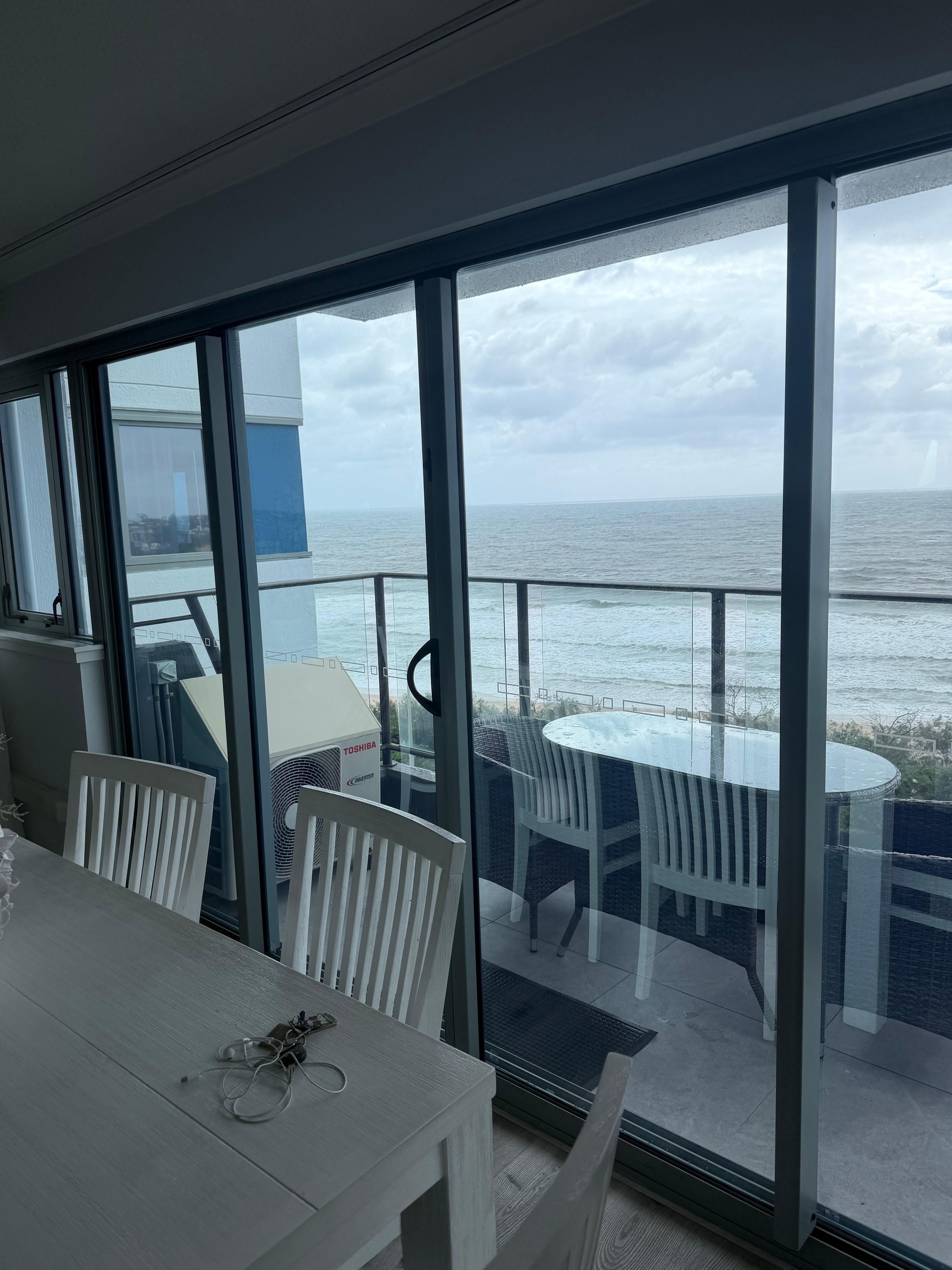 View from the balcony 