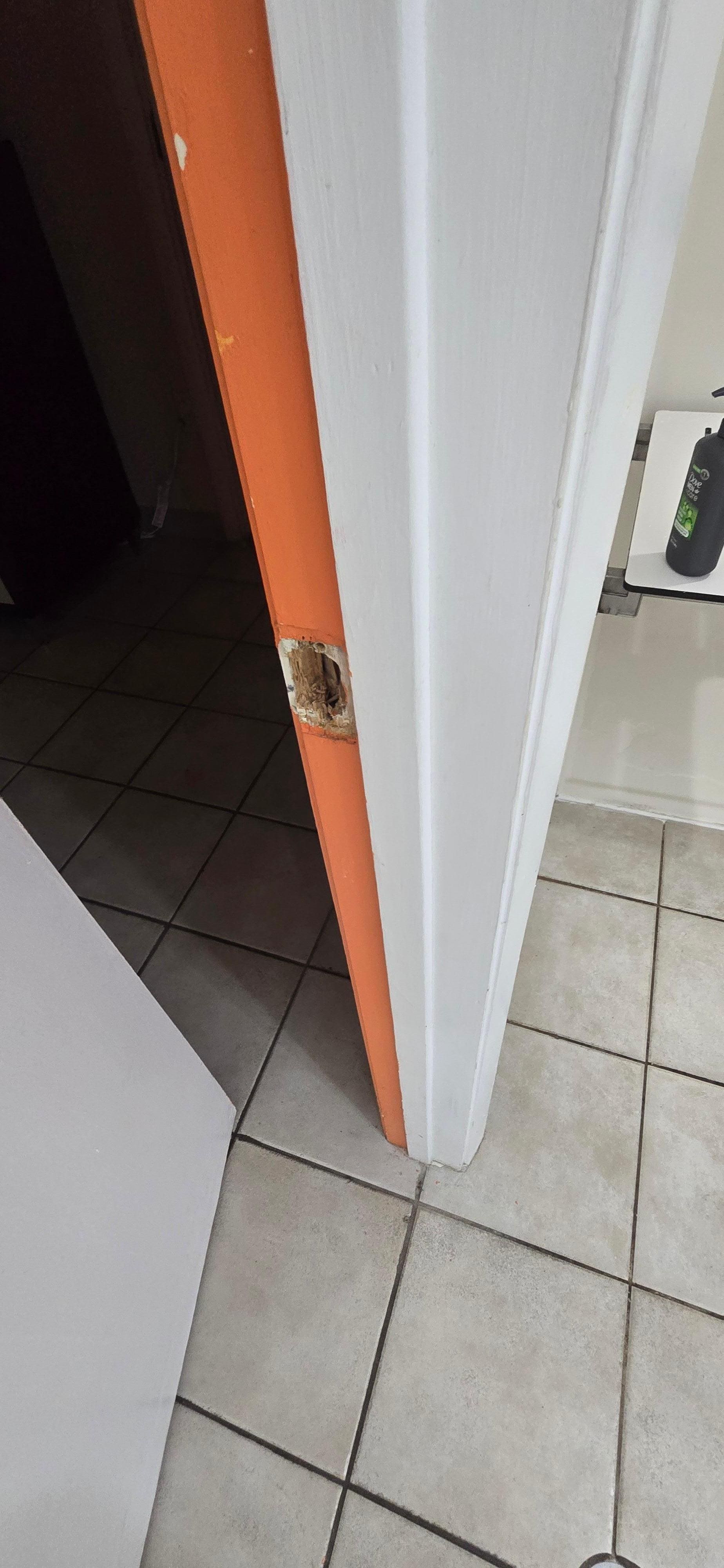 Door broken