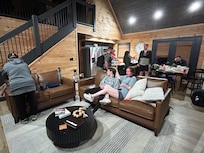 Packing up. Getting ready for our trip up the mountain.