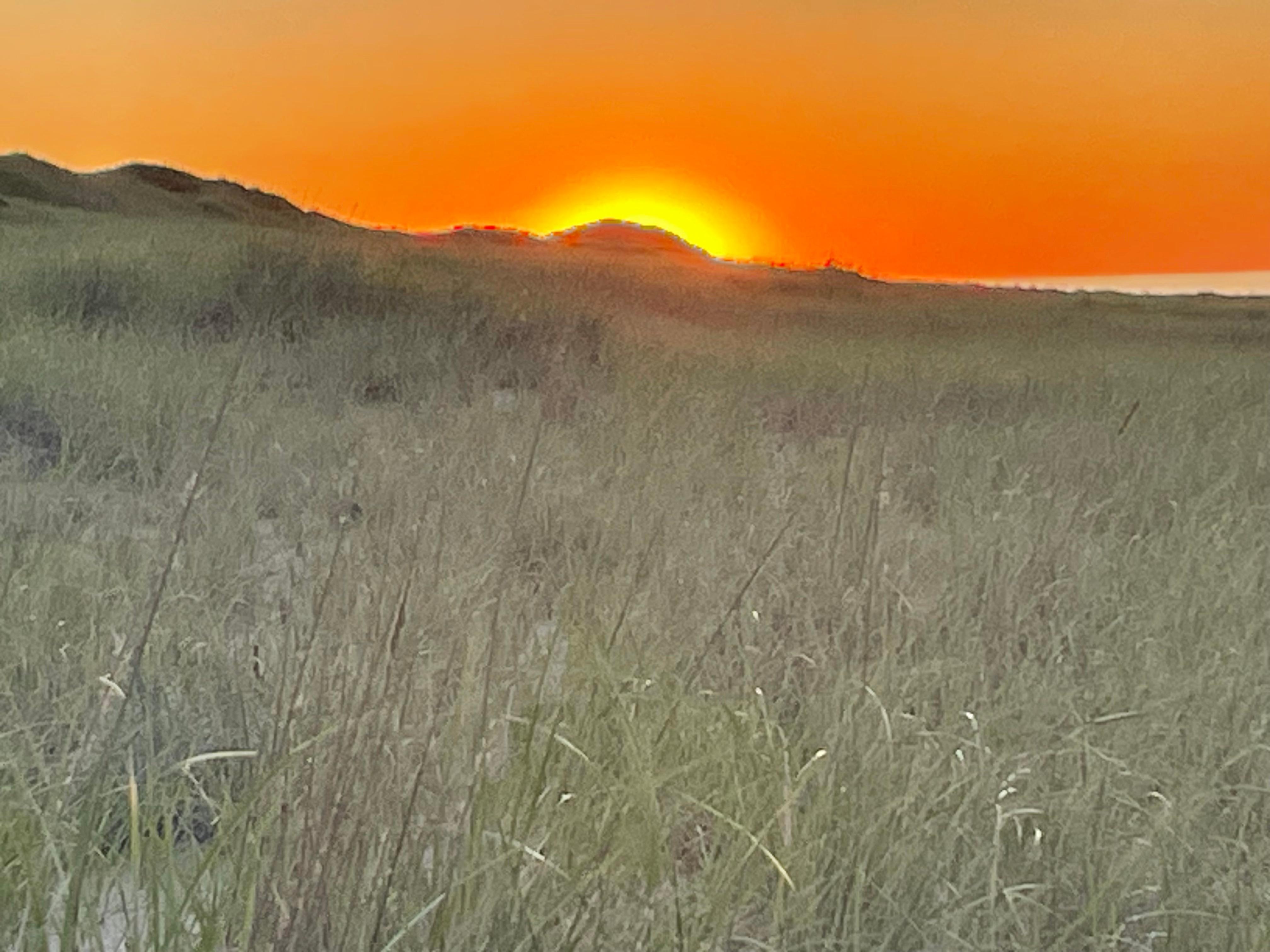 sunset at Head of the Meadow Beach