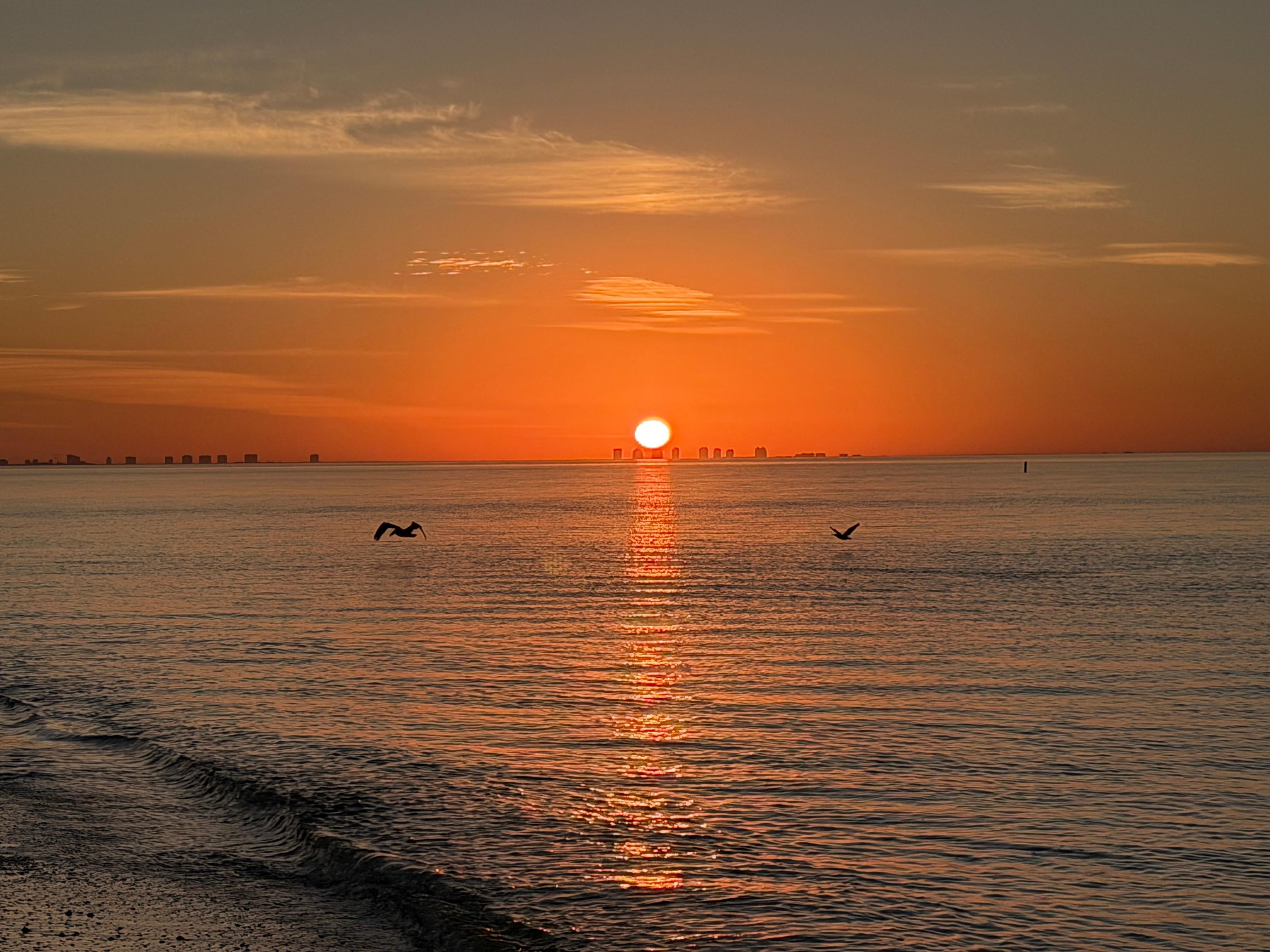 Sunrise on the beach