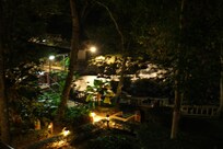 View from the room facing the river