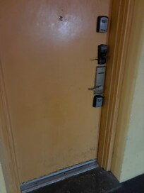 MAKE SURE YOU KEEP THE CODE ON YOU!! We got in and put our phones on the counter and the door locked behind us when we went right back out. I had travel brain and we almost couldn't get back in!