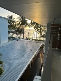 View to the side when on balcony