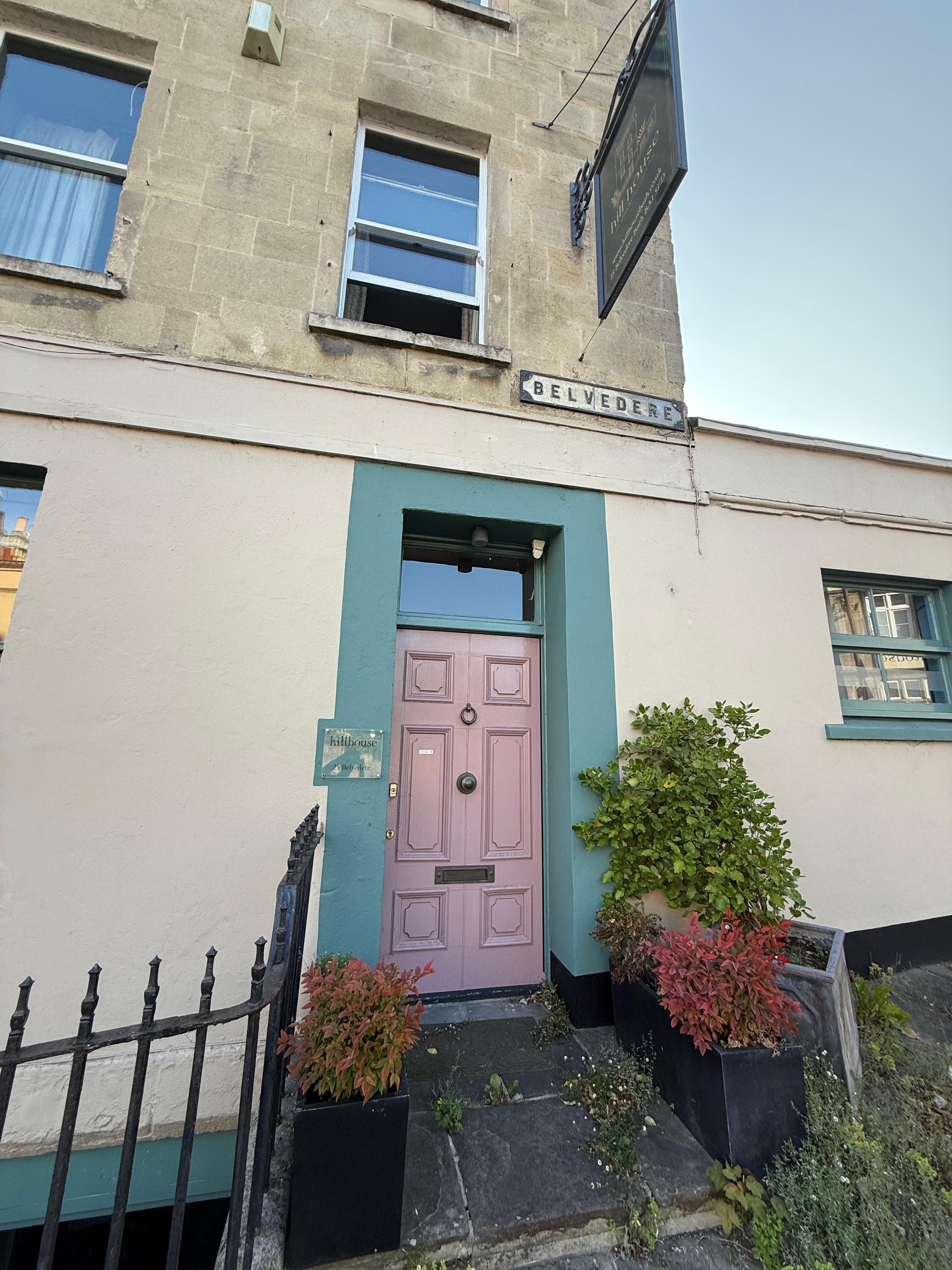 Original front door. Not used for entry.