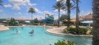 Great pool with slides for everyone. Lots of seating and best of all cantina out by the pool