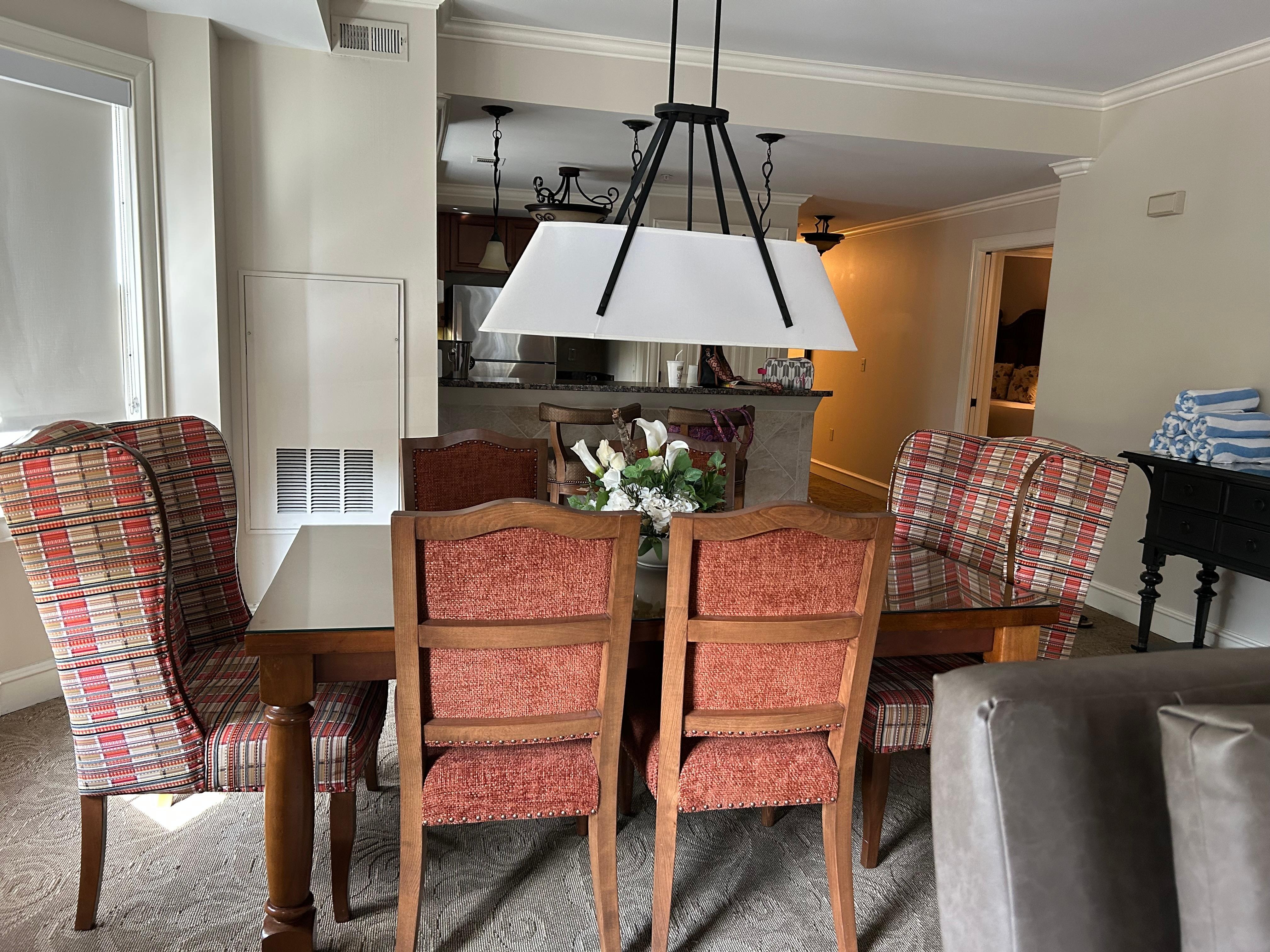 Beautiful dining area