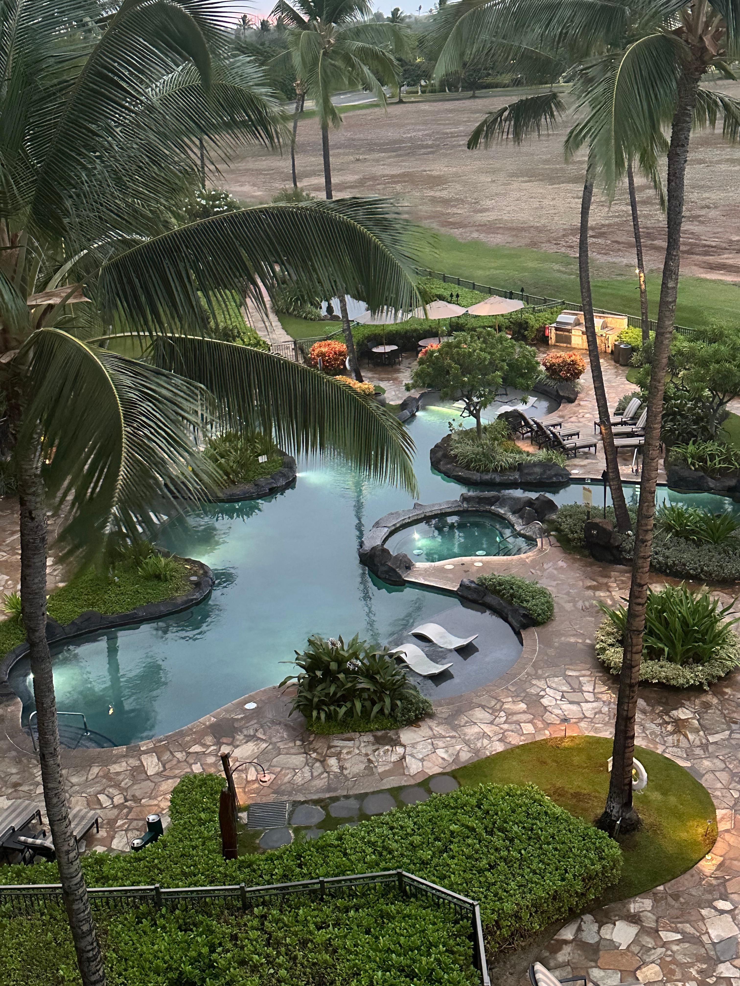 What a view! Loved standing out on the    Lanai to watch the sunrise