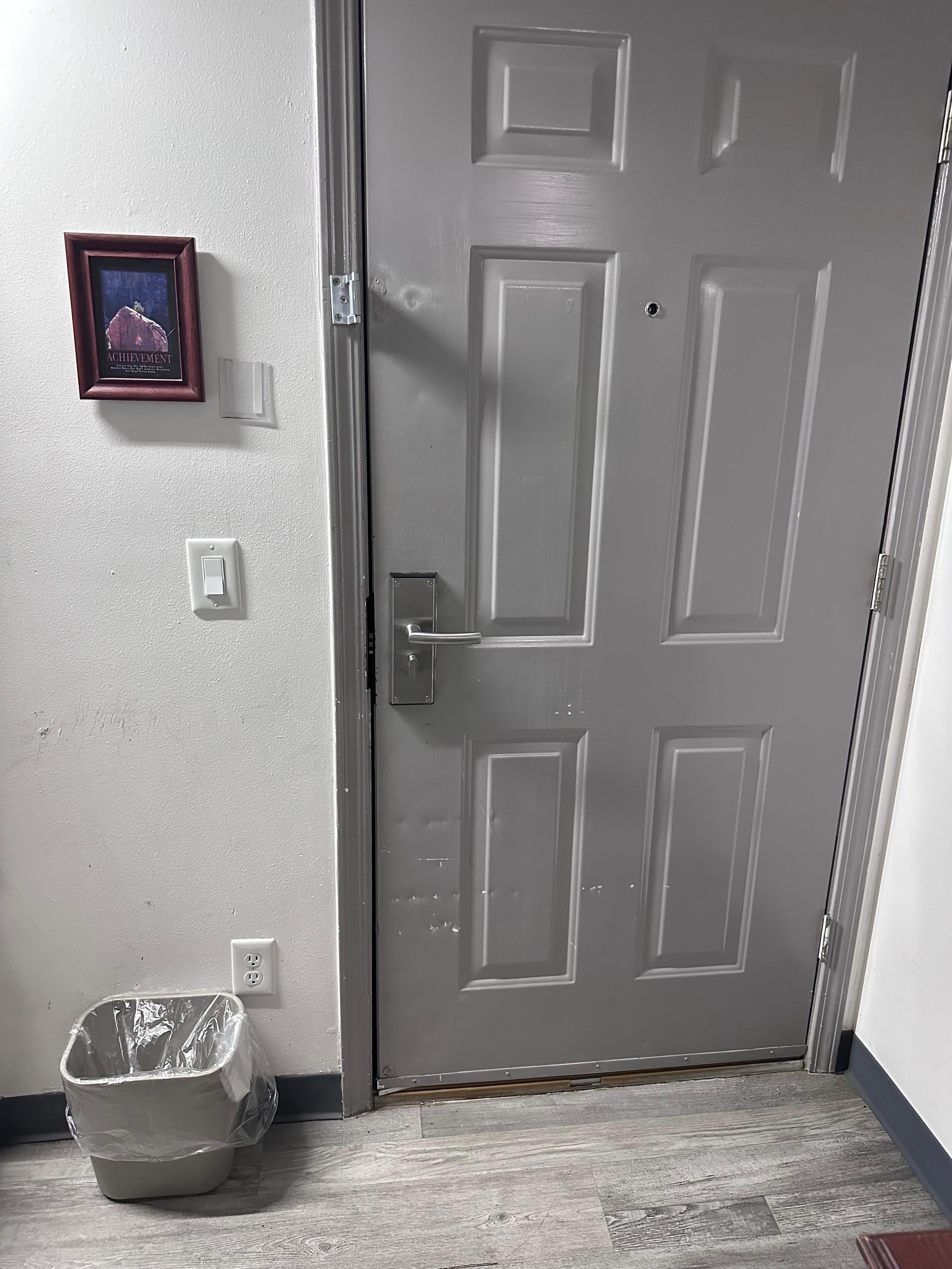 Beat up door
