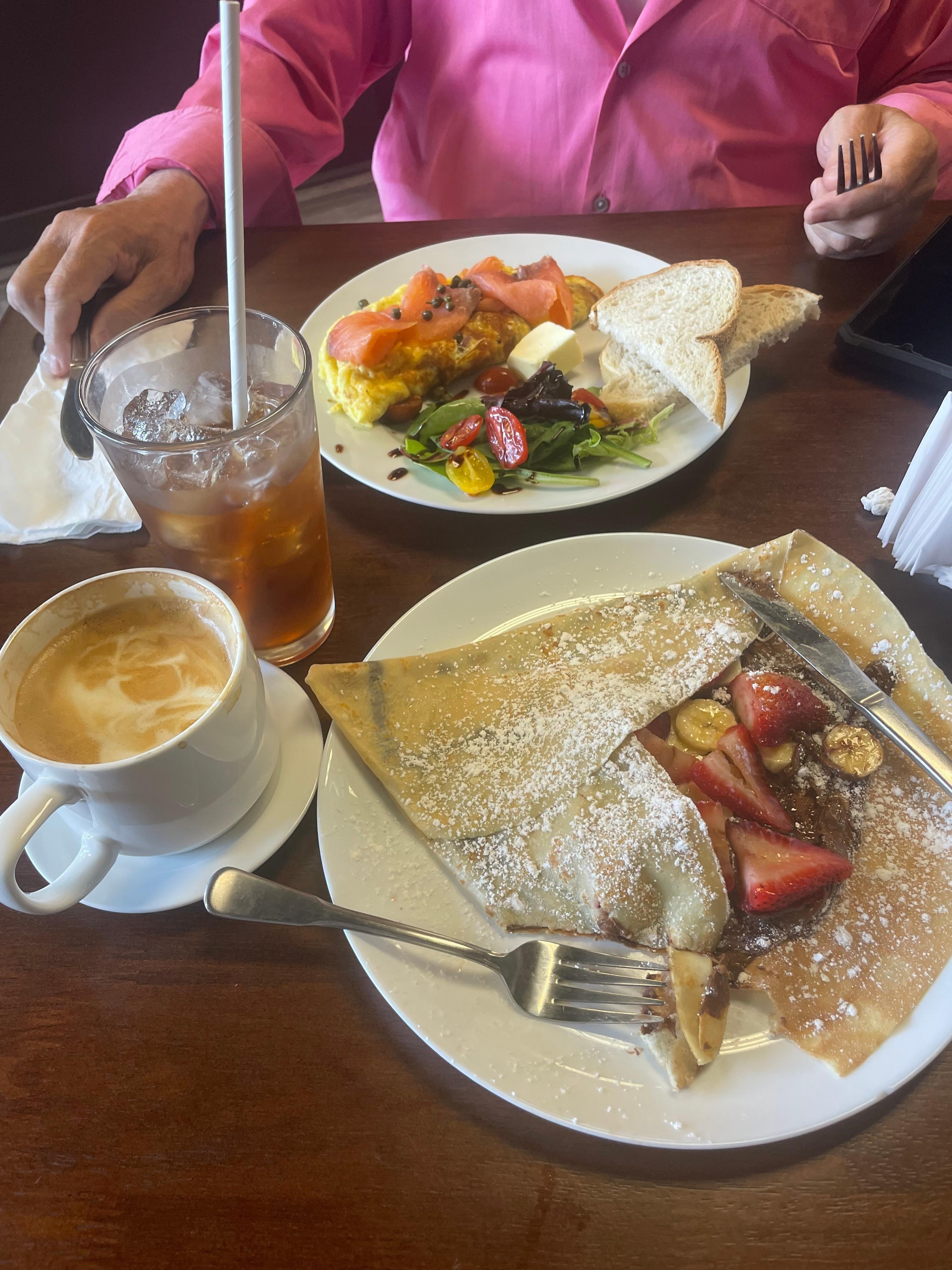 Cafe Rivera has awesome crepes. Walking 🚶 distance 👍🏼 