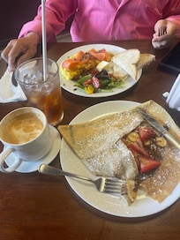 Cafe Rivera has awesome crepes. Walking 🚶 distance 👍🏼