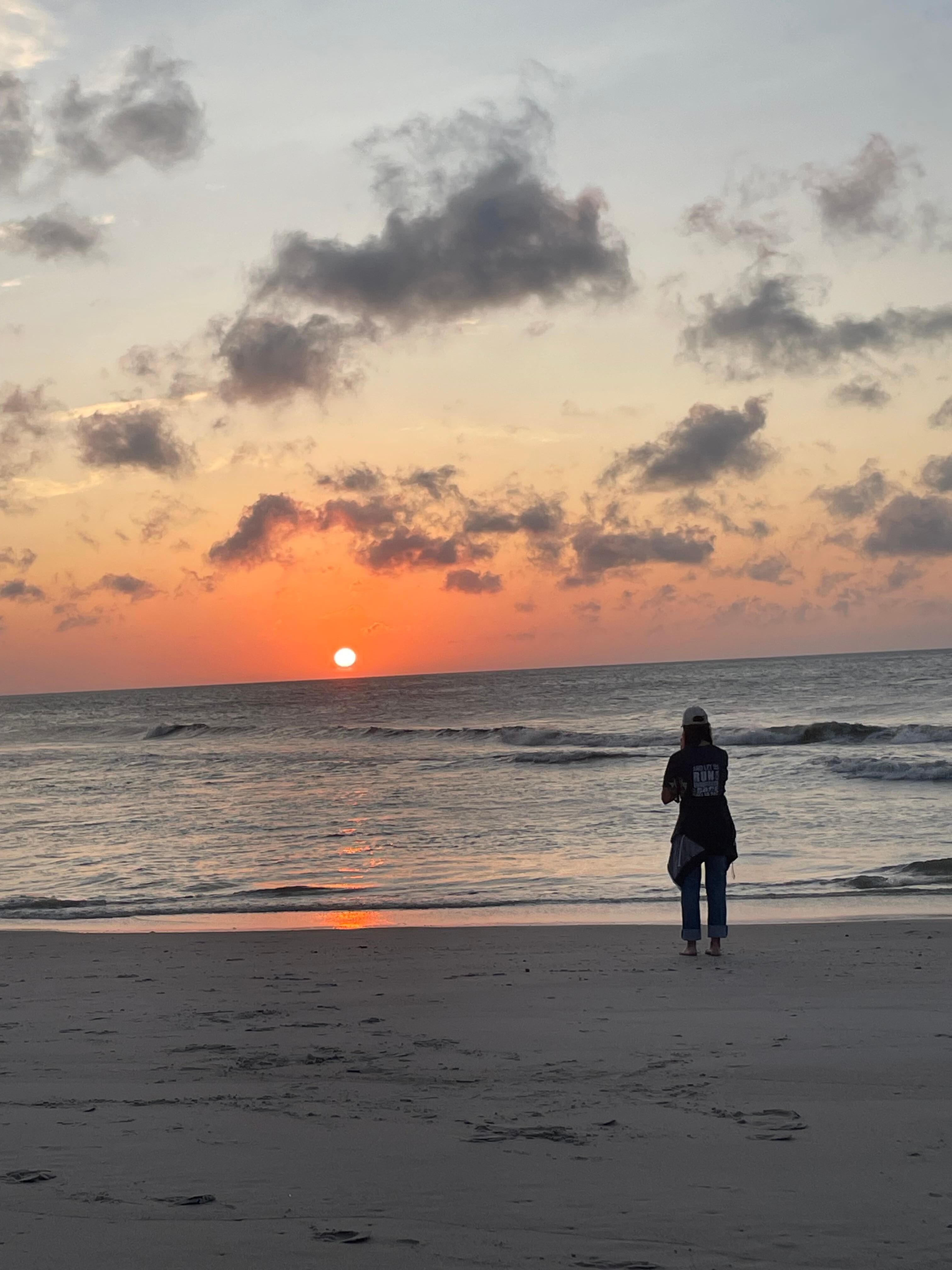 Up before dawn for sunrise; perfect mile walk and didn’t have to pay for busy parking