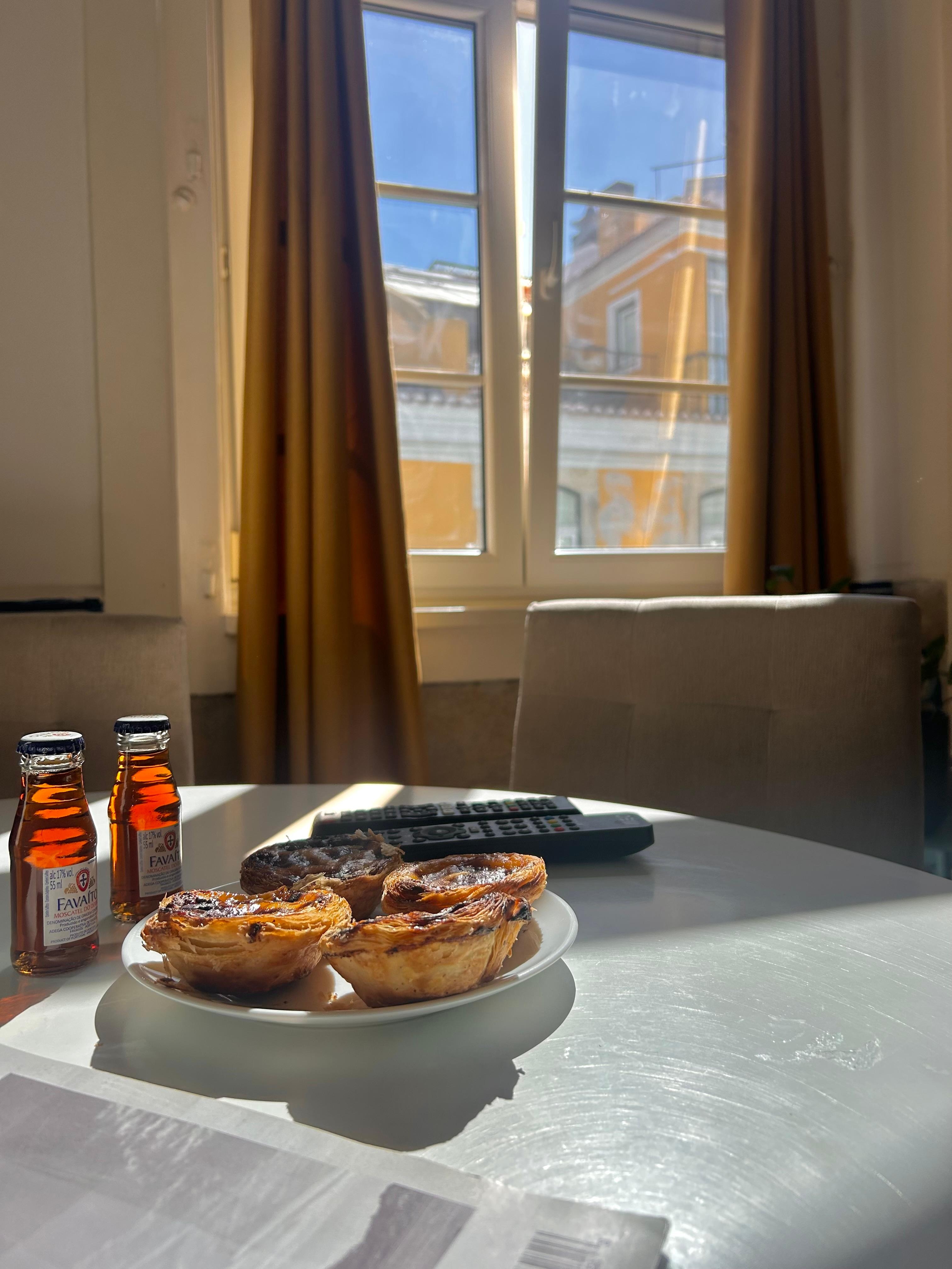 One pastel de nata per guest upon arrival!! was amazing