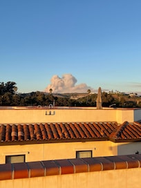 Smoke from fires