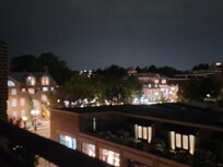 Night terrace view