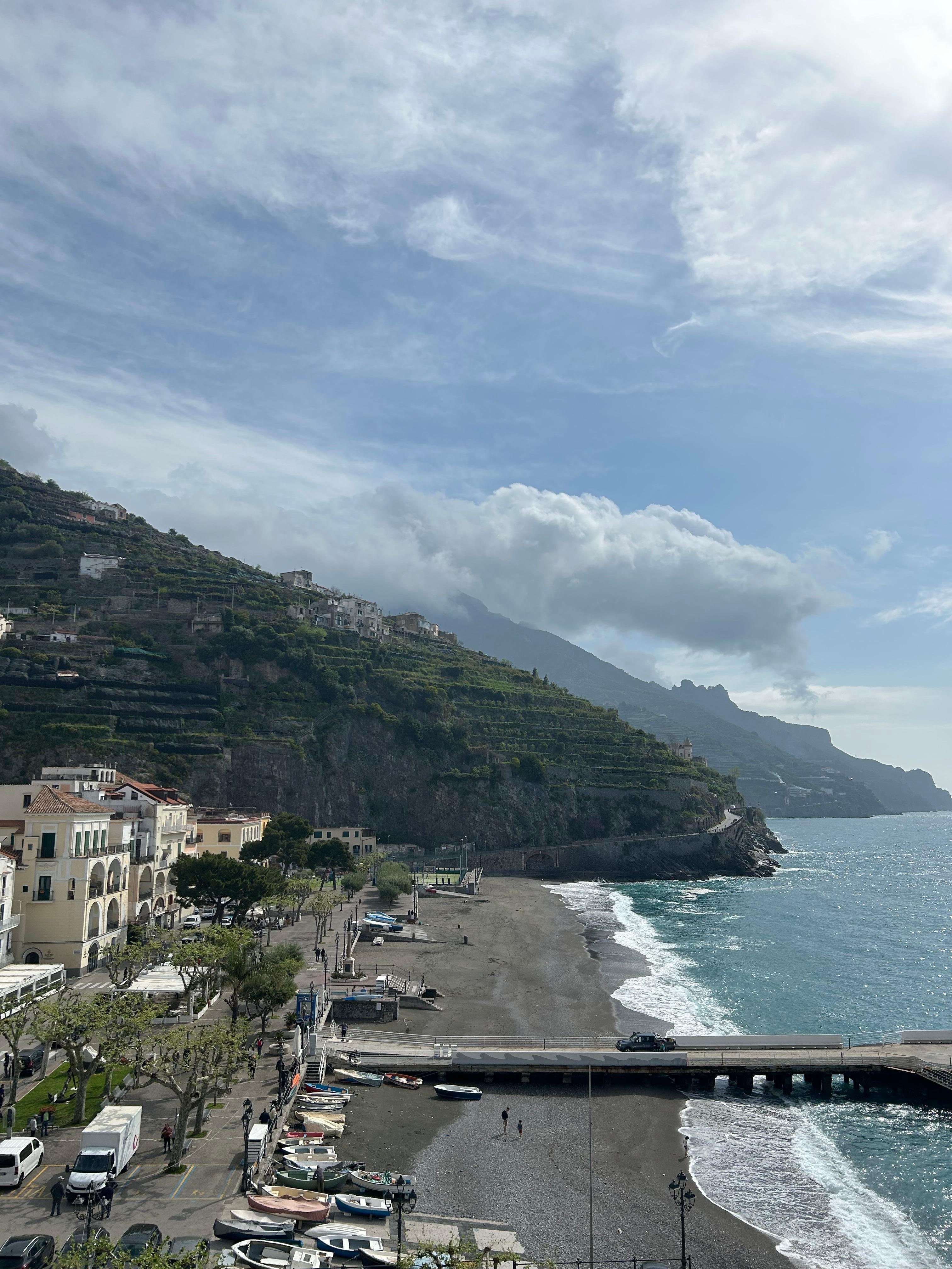 View from our room’s balcony.