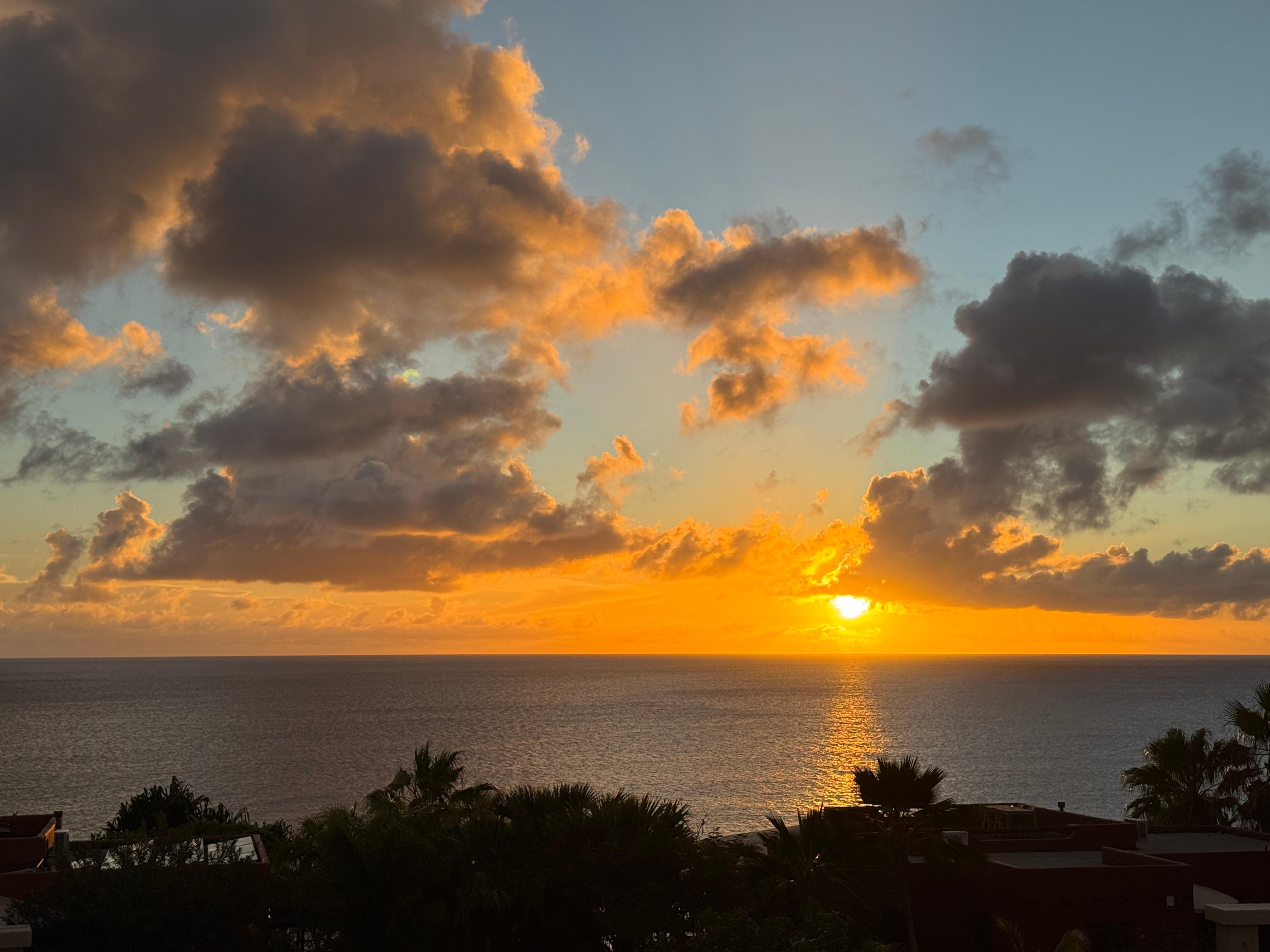 Sunset from the roof.