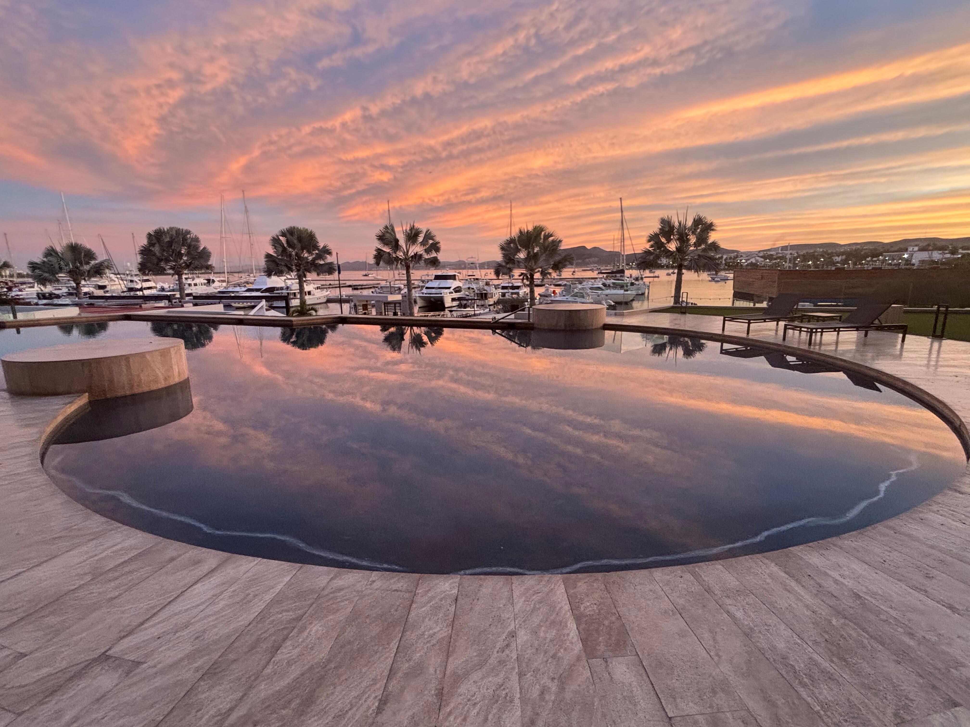 Sunrise from the unit! 