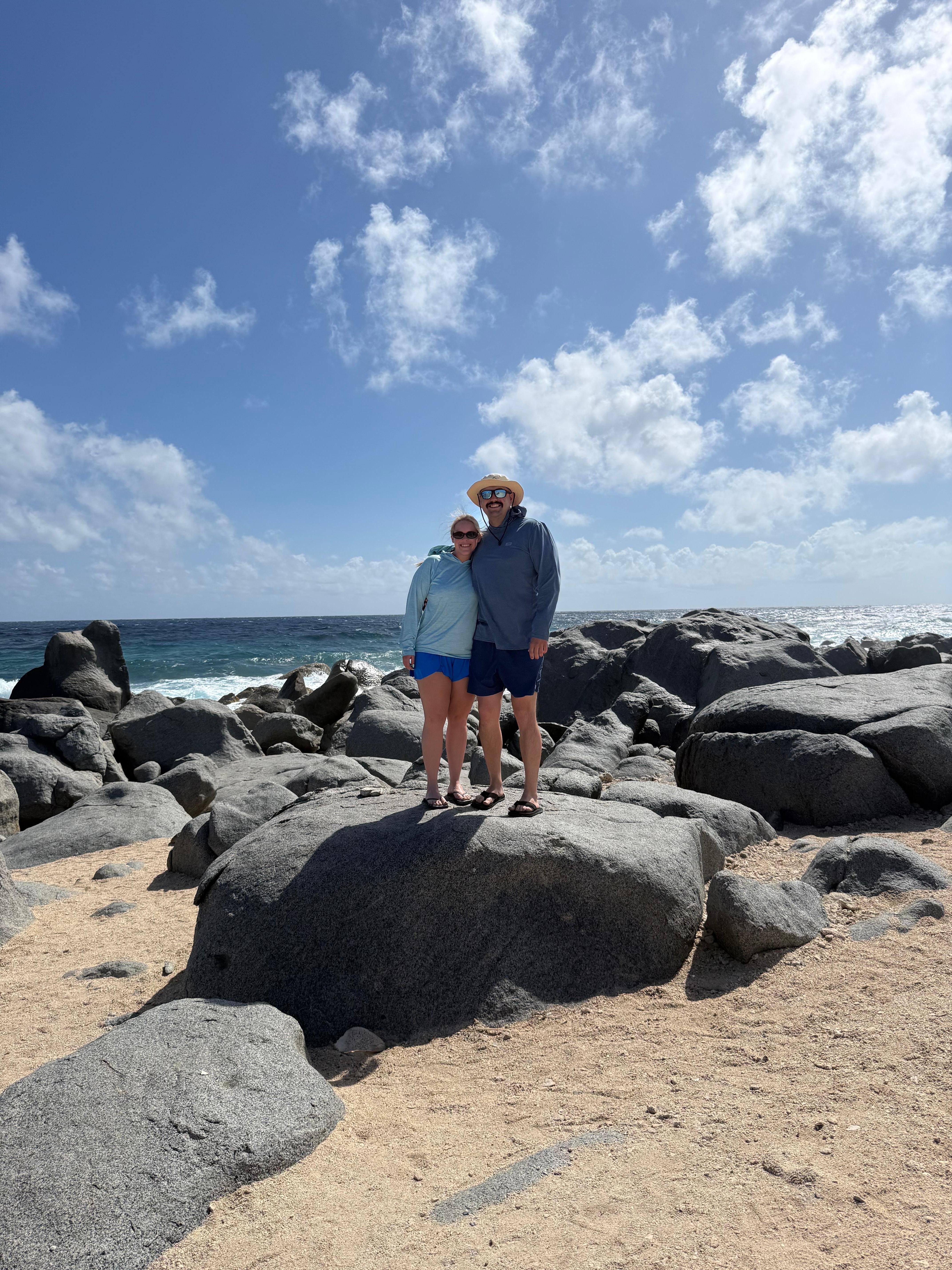 Exploring on the rocks 