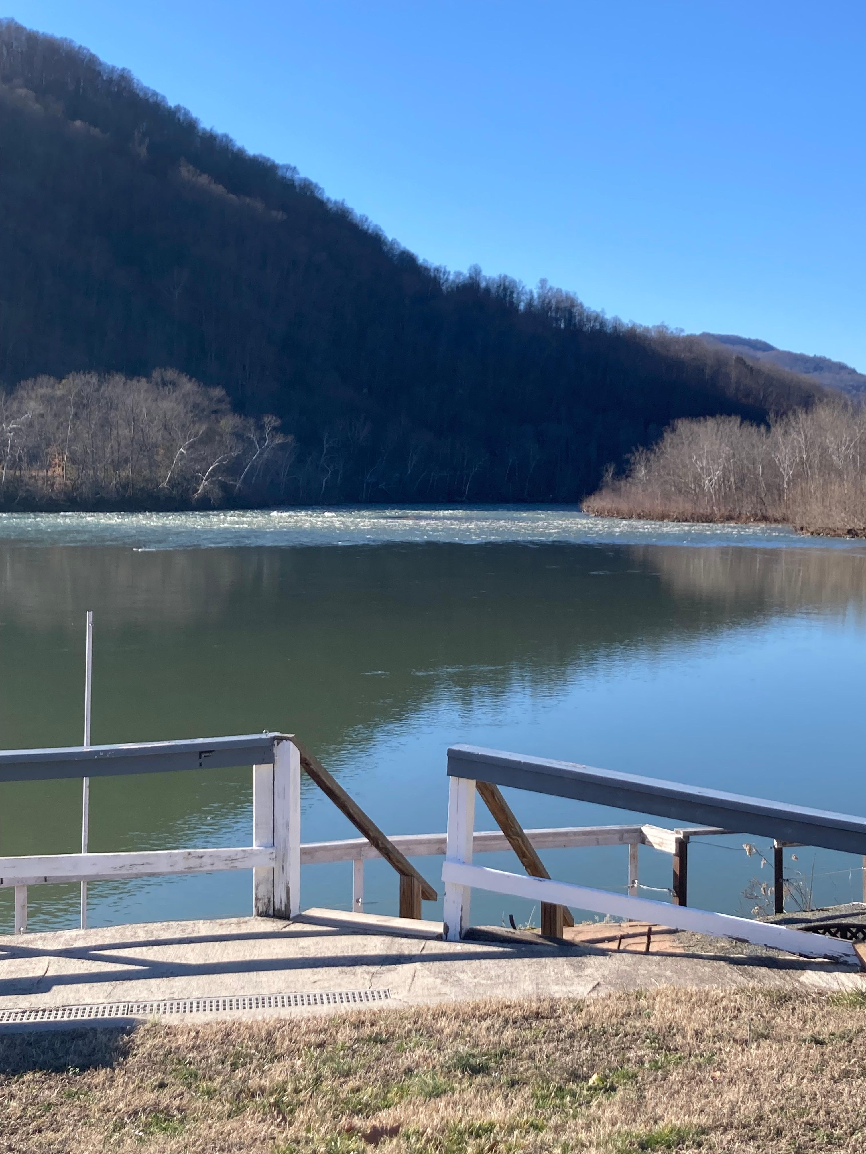 New River view by The Big House