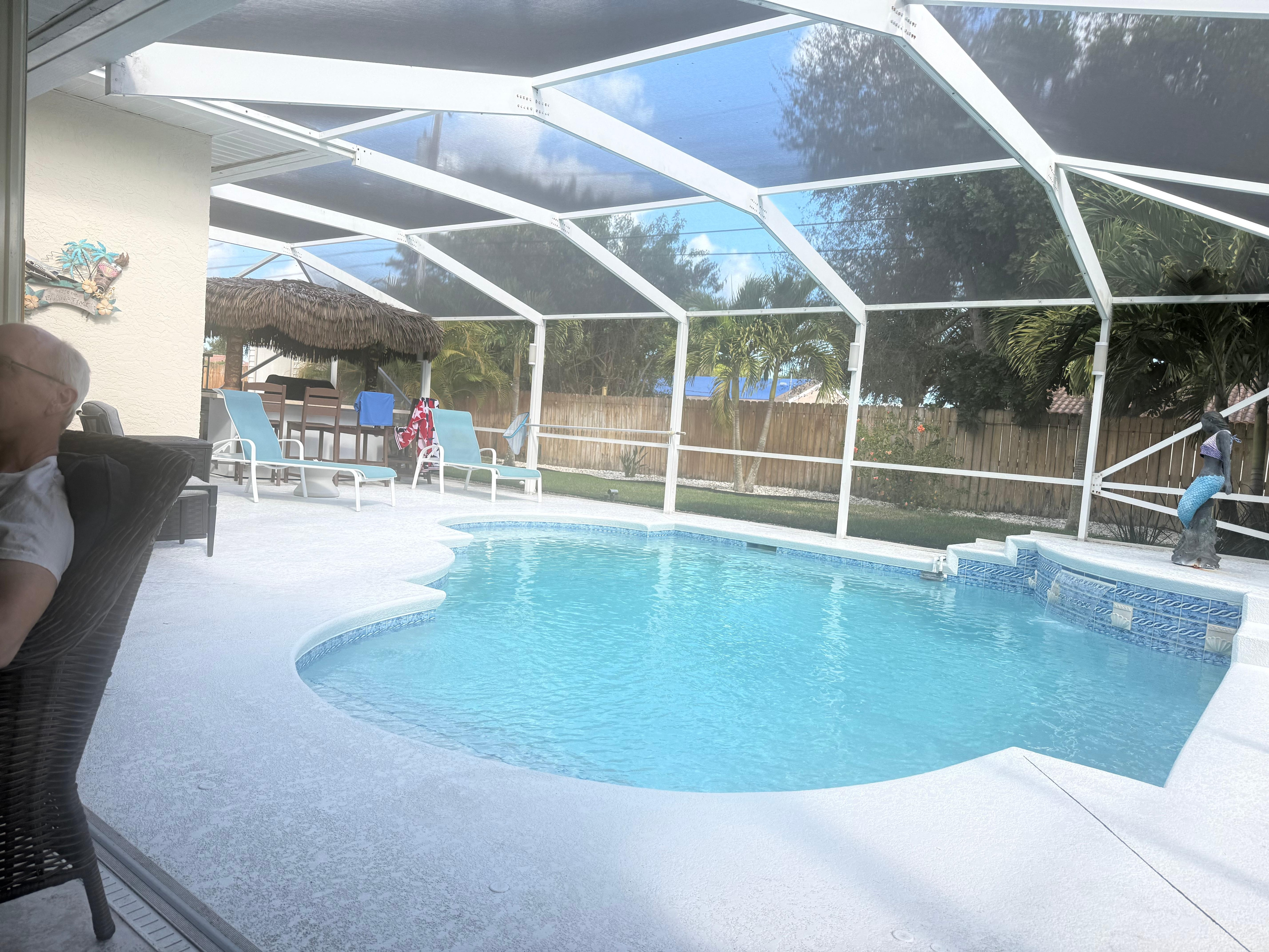 Heated pool is wonderful!!