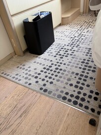 They feel and look very dusty. ( carpet)