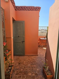 Med en egen privat uteplats