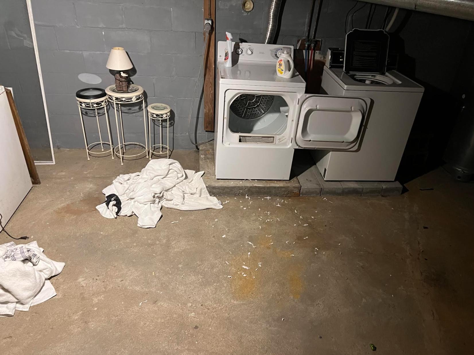 This was taken when we arrived.