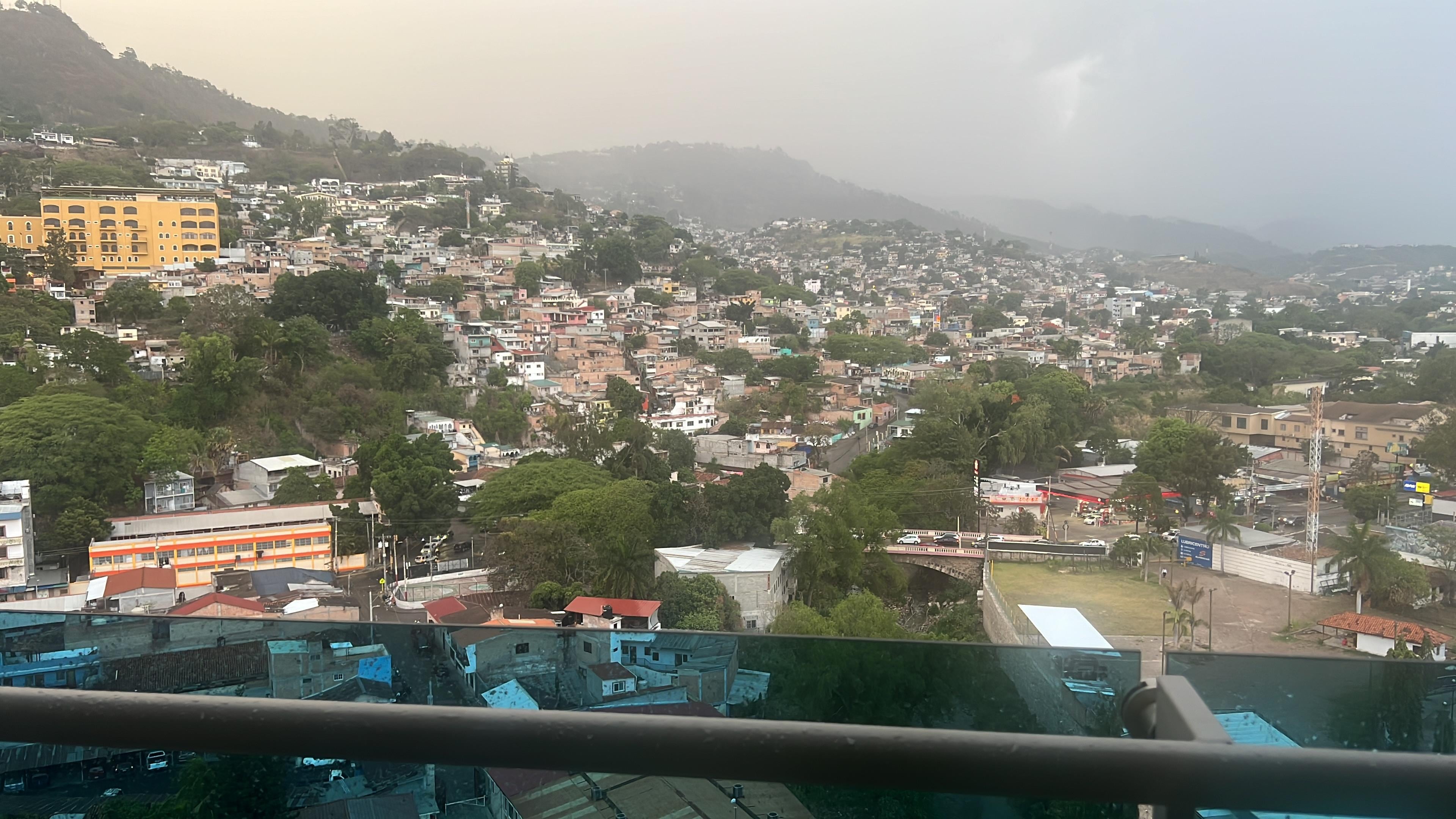 Vista desde el balcón 