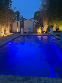 Pool in the evening