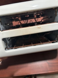 Crusty dirty toaster