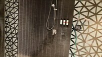 Spacious shower