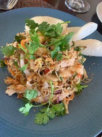 Shredded chicken salad