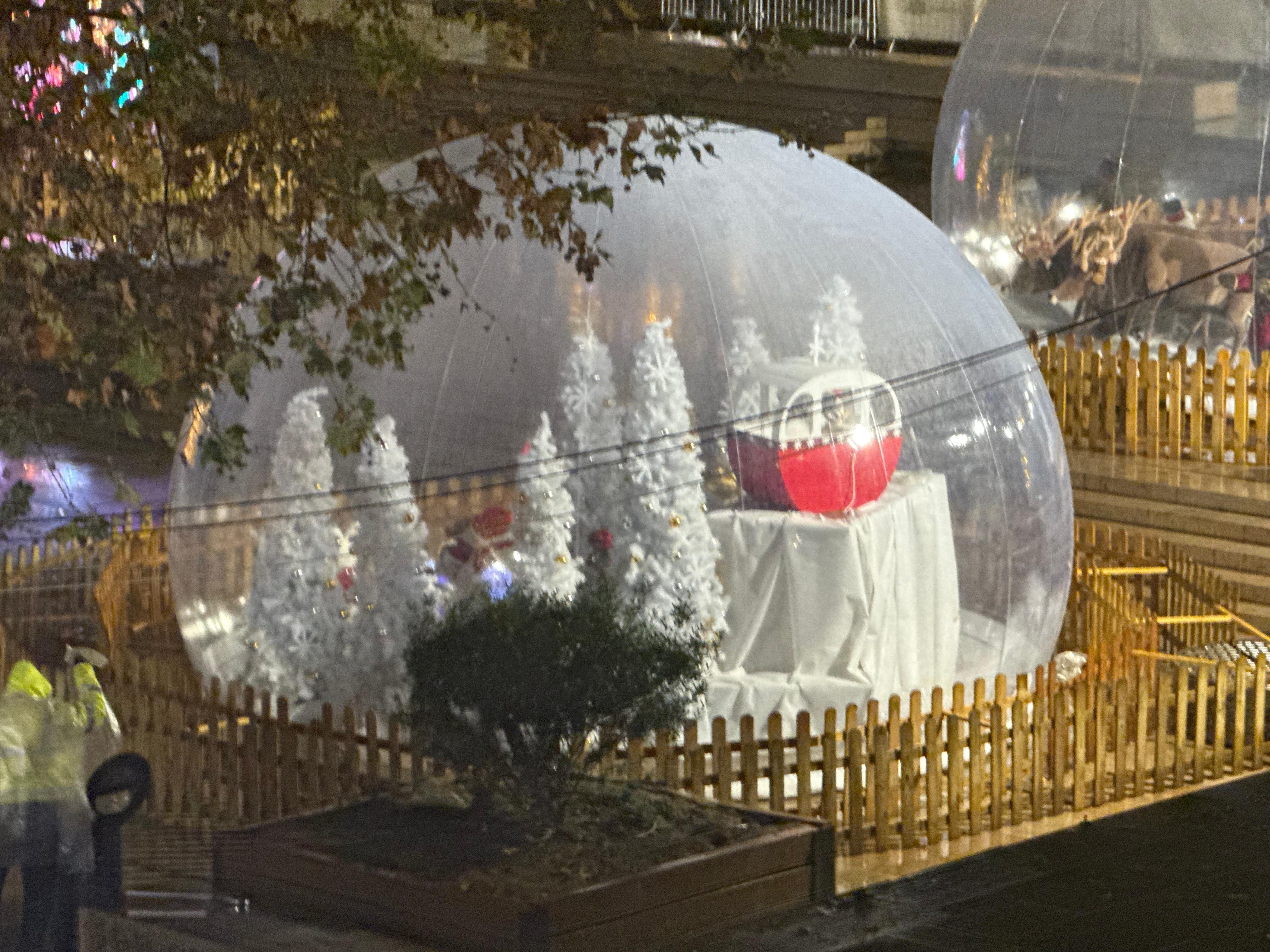 Square below our terrace 