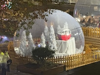 Square below our terrace