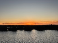 Sunset from deck!