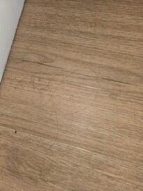 Hair on the floor