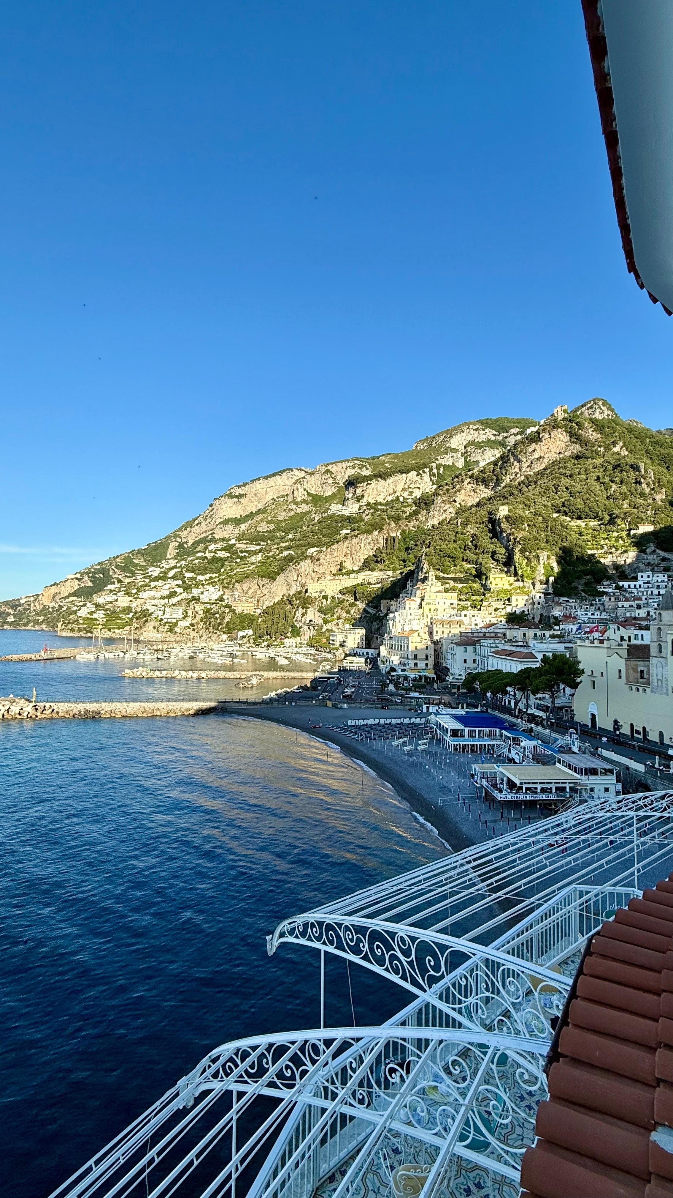 View from the terrace. 